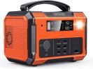 DBPOWER Portable Power Station 505Wh 500W (Peak 1000W) Outdoor Generator Mobile Lithium Battery Pack with 110V AC Outlet (Solar Panel Not Included) SO