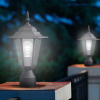 Outdoor Garden Patio Driveway Yard Lantern Lamp Fixture Post Pole Light