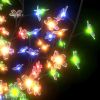 vidaXL Christmas Tree 200 LEDs Colorful Light Cherry Blossom 6 ft