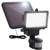 vidaXL Garden Solar Powered LED Spotlight with Sensor Black