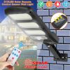 Outdoor Solar Street Wall Light Sensor PIR Motion LED Lamp w/ Remote