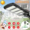 Outdoor Solar Street Wall Light Sensor PIR Motion LED Lamp w/ Remote