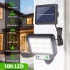 COB Solar Street Light Motion Sensor Outdoor Commercial Wall Lamp US