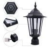 Outdoor Garden Patio Driveway Yard Lantern Lamp Fixture Post Pole Light