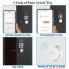 WeHere Delivery Drop Box with OTP(One time password)Password Smart Lock,App Remotely Generate Code without Internet,Anti-theft Design-Secure Parcel Bo