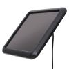 vidaXL Garden Solar Powered LED Spotlight with Sensor Black